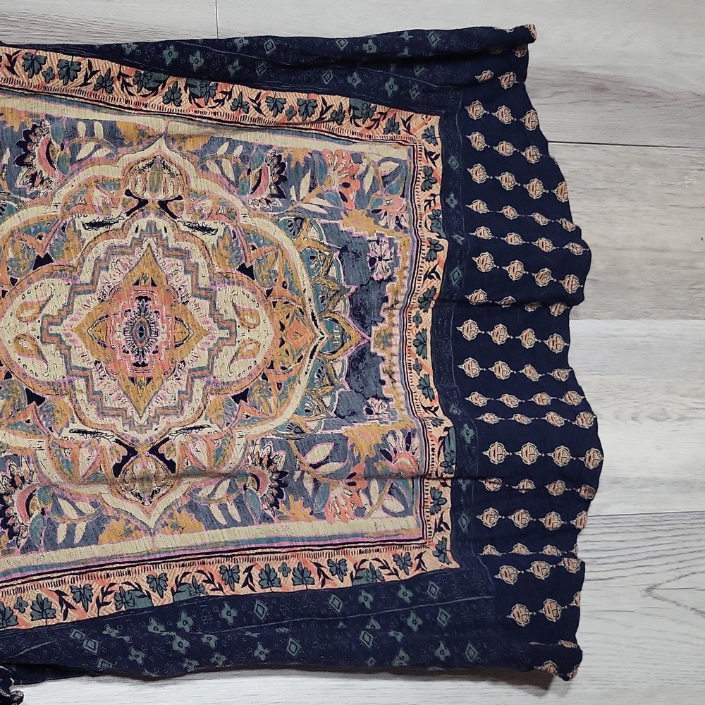 Lucky Brand Womens 1X Persian Carpet Tee Shirt‎ Top Lightweight Boho - Picture 4 of 7